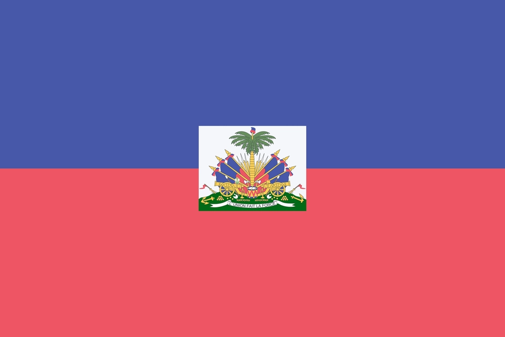 Flag Haiti clip art